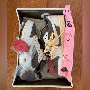 AIR JORDAN 1 Retro Low OG SP Travis Scott Reverse /M10/28cm NWT